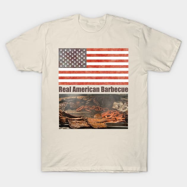 Real American Barbecue T-Shirt by learntobbq